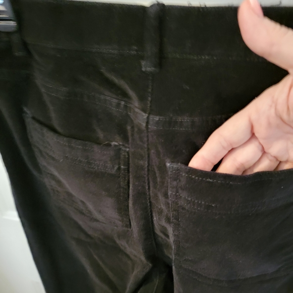 Black corduroy stretch pants croft & barrow - Picture 3 of 3